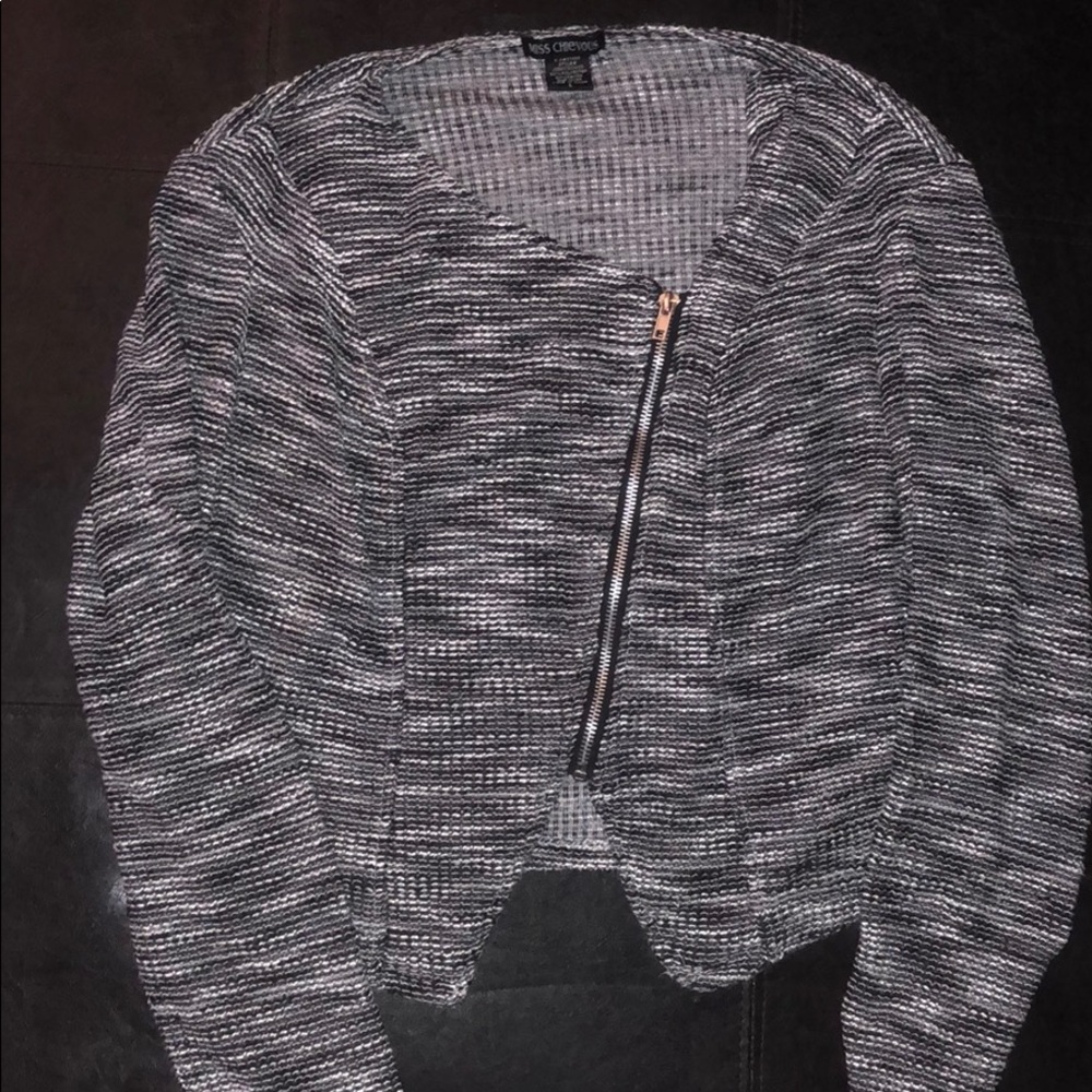 Miss Chievous Asymmetrical Zipper Jacket 🧥